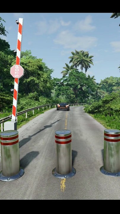 Realistic BeamNG Drive car crash physics. Watch in
