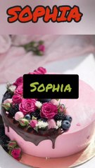 Sophia happy birthday to you| happy birthday sophia status