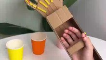 🤖 Aprenda a fazer essa Mão Robótica Incrível com papelão! 🖐️✂️