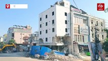 जयपुर के मालवीय नगर में निर्माणाधीन 5 मंजिला इमारत को ढहाया, नीचे की तरफ झुकने लगी थी बिल्डिंग
