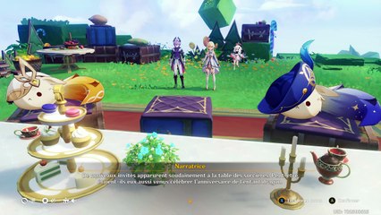 Genshin Impact Quête d'histoire Durin Draco Rubebo Acte 1 La magie connue sous le nom de narration 2 Prophétie du passé