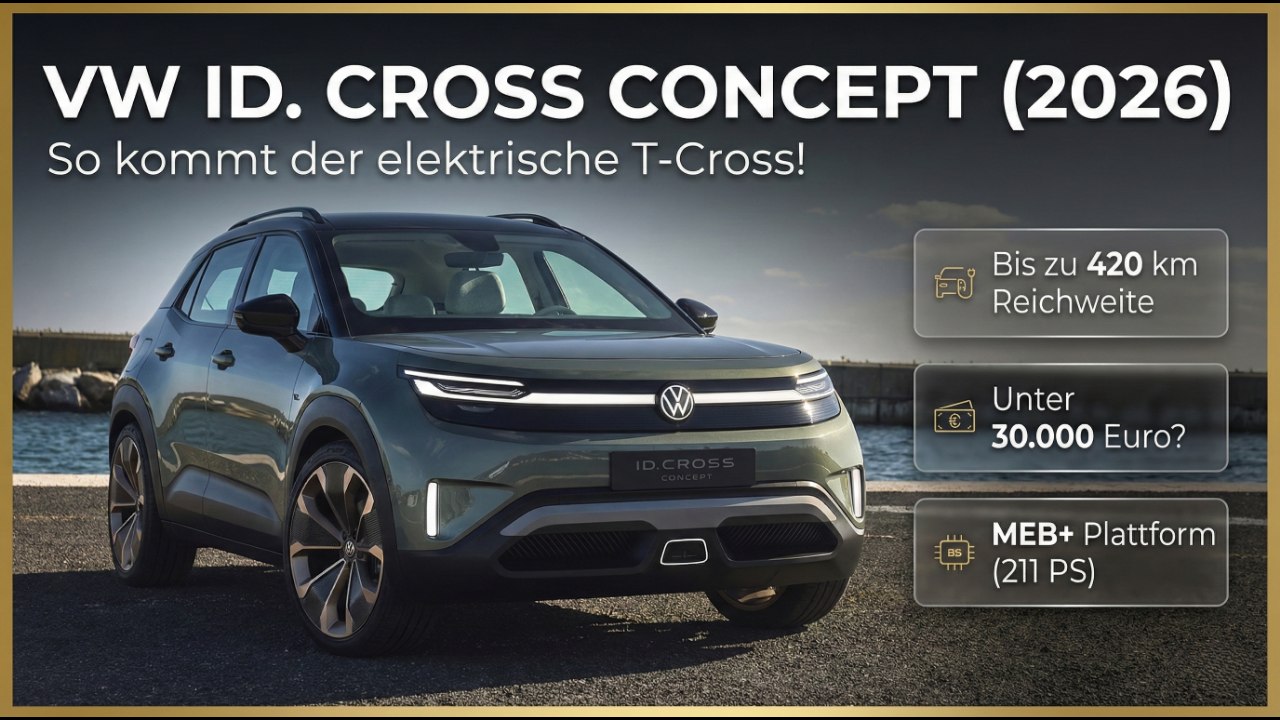 VW ID. Cross 2026 (Concept) – Zukunft des City-Elektro-SUVs?