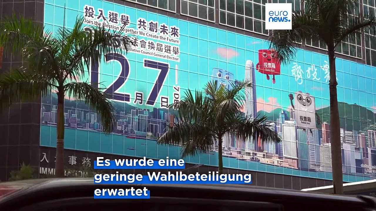 Hongkong: Wahlen im Schatten des Feuer-Infernos mit mindestens 159 Toten