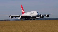 After nearly six years grounded, Qantas’ last A380 returns to the skies