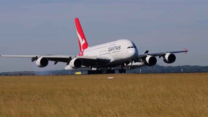 After nearly six years grounded, Qantas’ last A380 returns to the skies