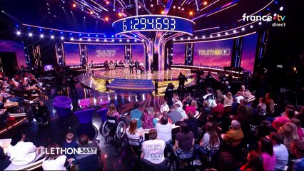 Olivier Giroud sur France 2 pendant le "Téléthon"