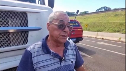 “Ele se jogou debaixo do caminhão”, diz caminhoneiro envolvido em atropelamento com morte