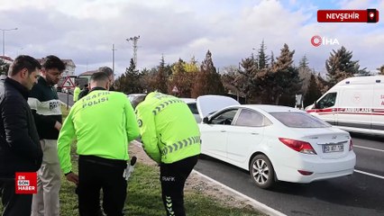 Nevşehir’de 4 aracın karıştığı zincirleme kaza