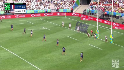 Les Bleues arrachent la 3e place dans les derniers instants face aux USA - Rugby à 7