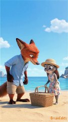 Nick and Judy have a surprise gift, Zootopia Fan Animation #zootopia #zootopia2 #zootopiadisney (2)