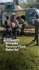 Sri Lanka Receives Flood Relief Aid