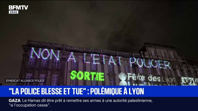 Ce que l'on sait des messages anti-RN et anti-forces de l'ordre projetés lors de la Fête des lumières à Lyon