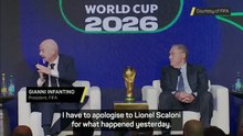 Infantino apologises to Scaloni after World Cup trophy mix-up
