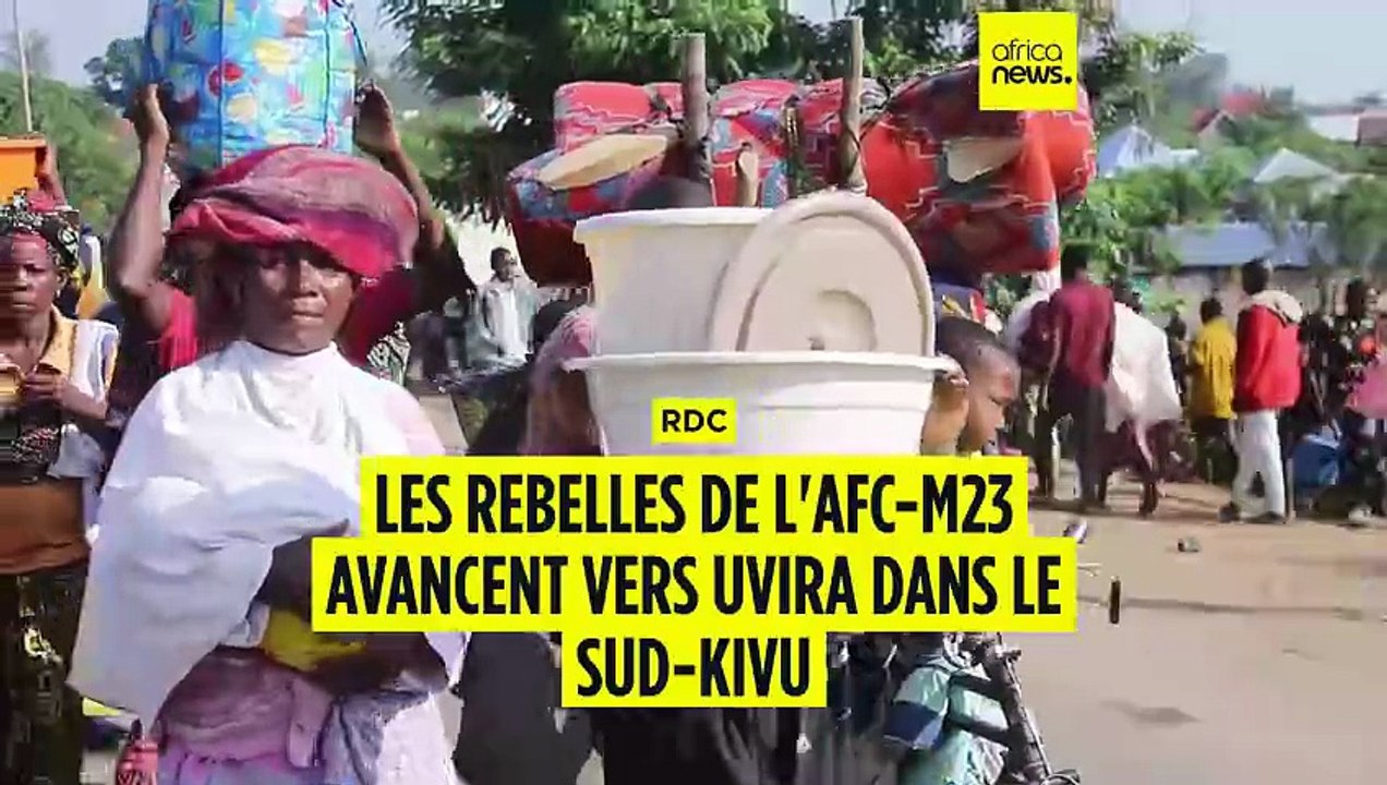 RDC : le M23 prend Luvungi et avance vers Uvira à la frontière burundaise
