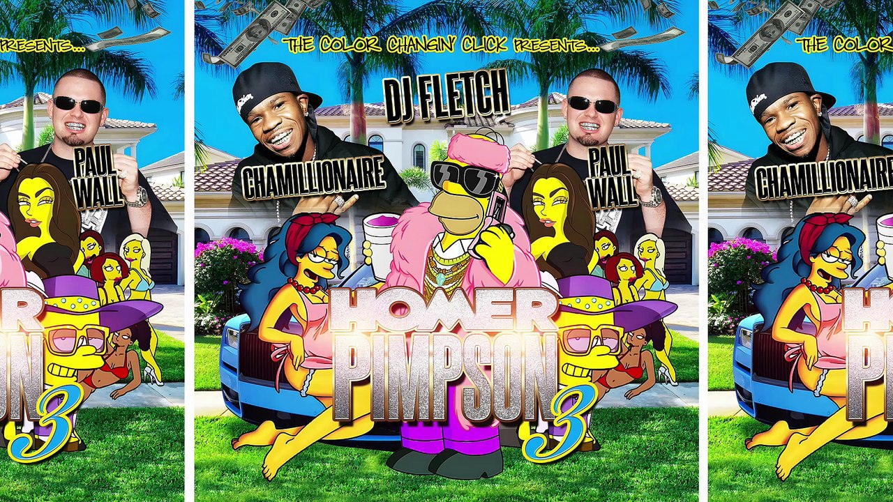 Color Changin' Click, Paul Wall, Chamillionaire & DJ Fletch - Homer Pimpson 3 (Disc 2/3) [Full Mixtape]