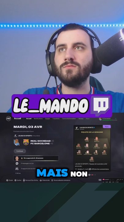 En live tout les jours à partir de 16h sur Twitch : le_mando 🟪