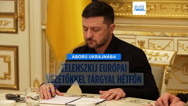 Zelenszkij európai vezetőkkel tárgyal, az USA szerint közel van a megállapodás