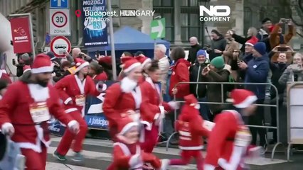 Ruas de Budapeste enchem-se de corredores na Corrida de Pais Natal