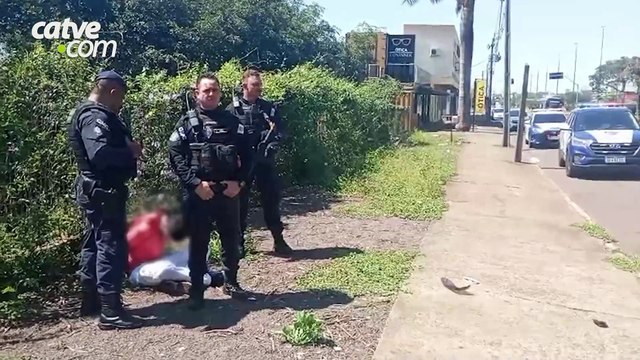 Perseguição da GPOM termina com prisão e recuperação de moto furtada em Cascavel