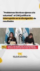 "Problemas técnicos ajenos a la voluntad": el CNE justifica la interrupción en la divulgación de resultados.