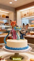Nick and Judy Zootopia 2 Birthday Cake #zootopia2 #zootopia #zootropolis #disney #shakira