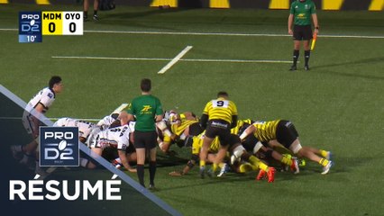 PRO D2 Saison 2025-2026 J13 - Résumé Stade Montois Rugby - Oyonnax Rugby