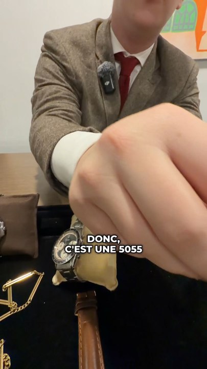 5055G Patek complications en 36mm du début des années 2000 #patek #5055g #patekphilippe #horlogerie #enchères