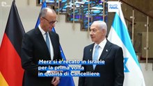 Merz in Israele da Netanyahu: impegno comune ma differenze su Stato palestinese
