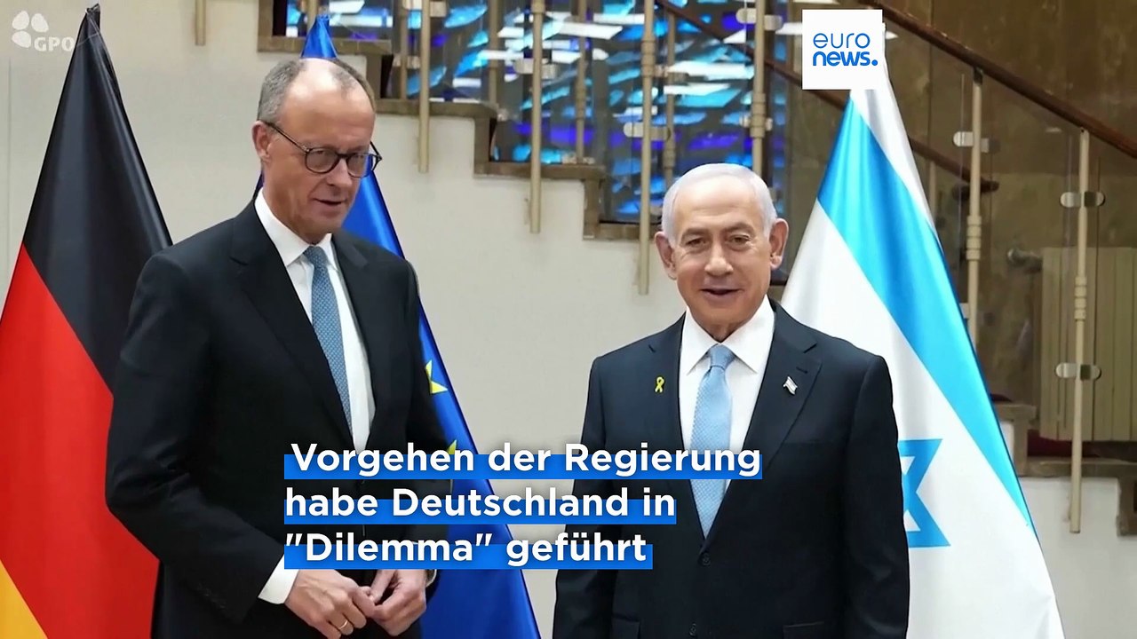 Treffen zwischen Merz und Netanjahu: Deutliche Differenzen aber klare Bekenntnisse zur Freundschaft