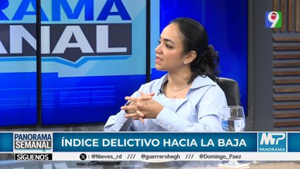 Faride Raful "Índice delictivo hacia la baja" | Panorama Semanal
