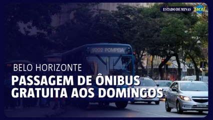 BH terá passagem de ônibus gratuita aos domingos