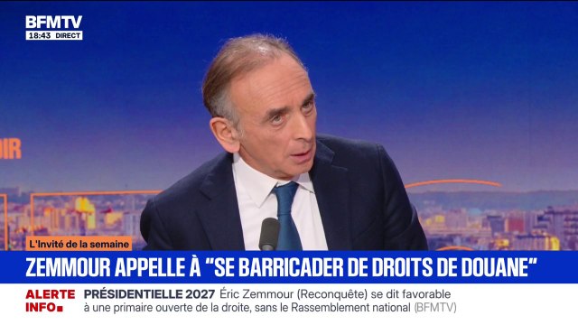 Éric Zemmour, président du parti Reconquête!, déclare subir un djihad judiciaire