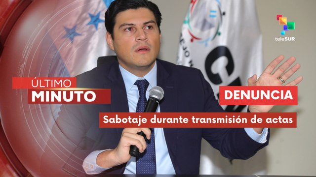 Consejero del CNE de Honduras denuncia irregularidades en los comicios generales