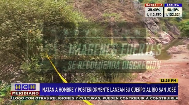 Encuentran cadáver de un hombre en el río San José en El Tablón