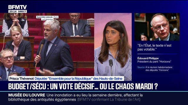 Bugdet 2026: La question, c'est de savoir si on va enfin avoir un budget au 31 décembre de cette année , déclare Prisca Thévenot, députée (EPR)