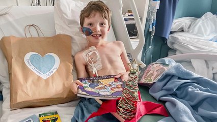 Miranda schoolboy Tom Wyse features in the Children's Cancer Institute campaign 'Cancer Changes Christmas'