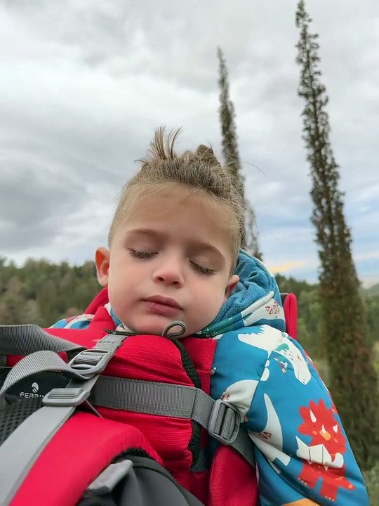 Δημήτρης Αλεξάνδρου: Για πεζοπορία με τον γιο του - Αποκοιμήθηκε ο Πάρης