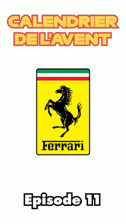 LE SECRET DU CHEVAL CABRE DU LOGO FERRARI - CALENDRIER DE L'AVENT