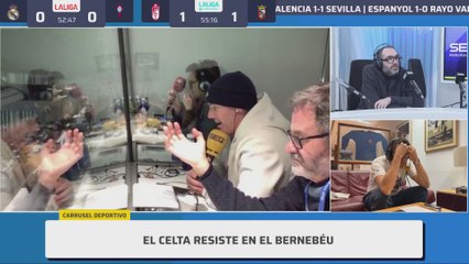 SWEDBERG MARCA UN GOLAZO ESPECTACULAR: REAL MADRID 0 - CELTA 1 | AUDIO CARRUSEL