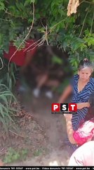 Joven encontrada en matorrales