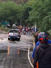 Catamarca: evacúan peregrinos en el camping municipal por la crecida del río El Tala