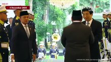 Detik-Detik Ketua MPR China Bertemu Presiden Prabowo di Istana Merdeka