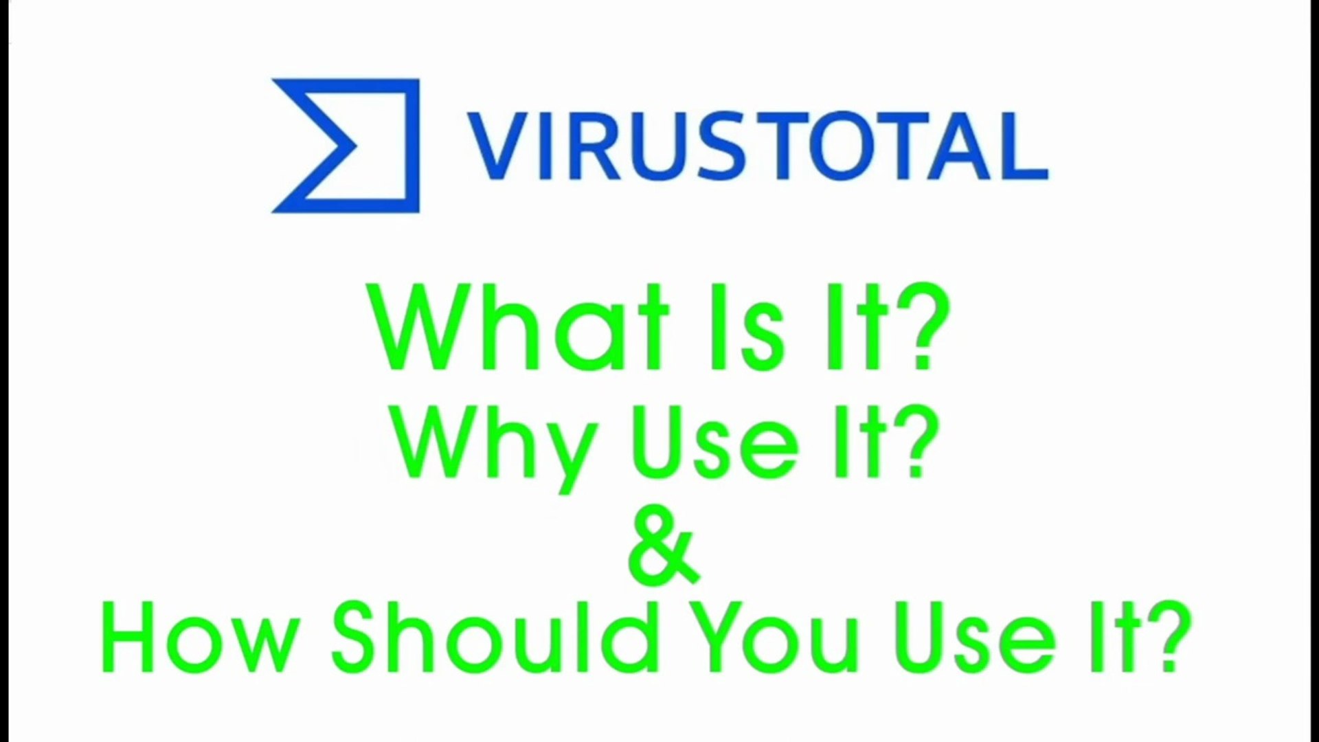 ⁣Internet Reality Check 7: VirusTotal - What It Is & How to Use It