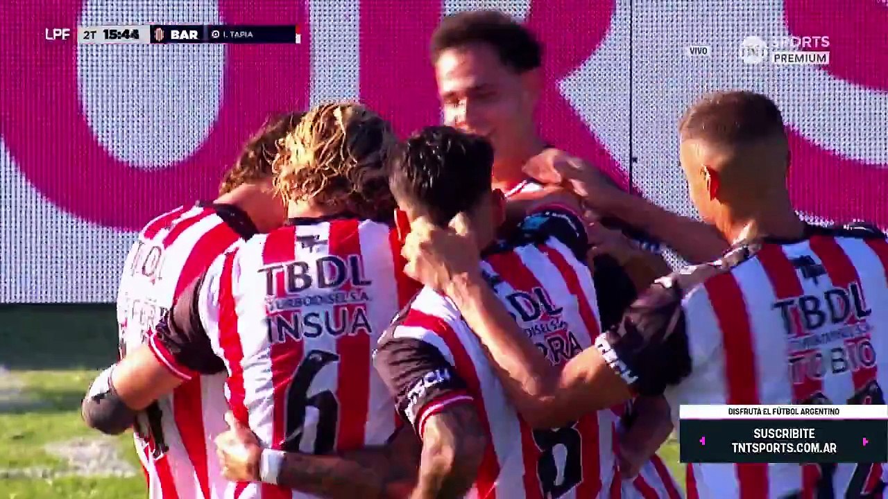 Barracas Central vs Gimnasia y Esgrima La Plata: gol de Tapia