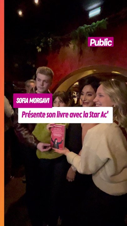 Sofia Morgavi présente son livre au Buddha-Bar Paris en compagnie de ses anciens élèves de la Star Academy