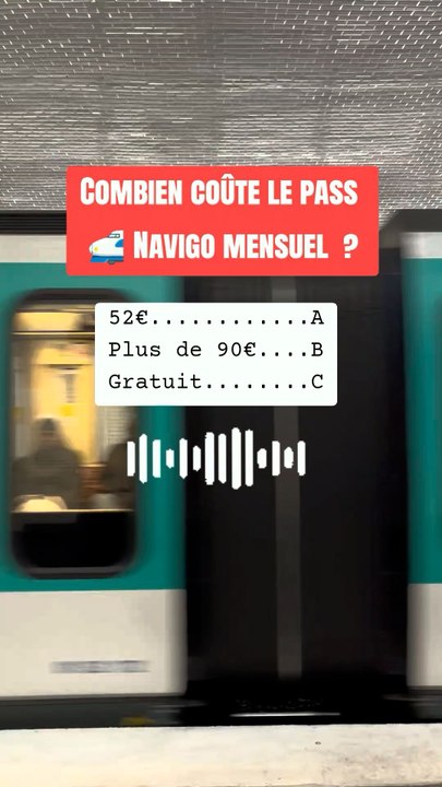 combien coûte le pass navigo