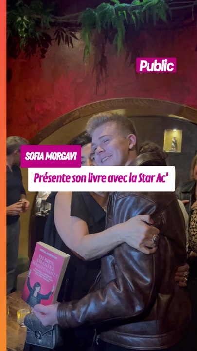 Sofia Morgavi présente son livre au Buddha-Bar Paris en compagnie de ses anciens élèves de la Star Academy