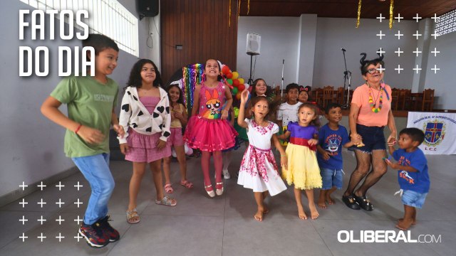 Baile de Carnaval infantil reúne pais e filhos na Paróquia Nossa Senhora do Perpétuo Socorro