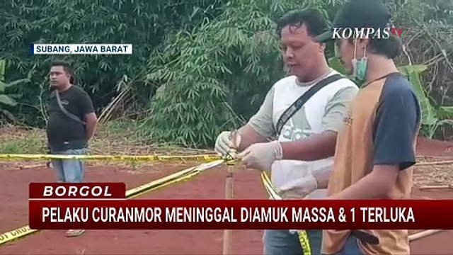 Terciduk Curi Motor Petani, 2 Pelaku Curanmor di Subang Diamuk Warga, 1 Tewas & 1 Luka-luka | BORGOL