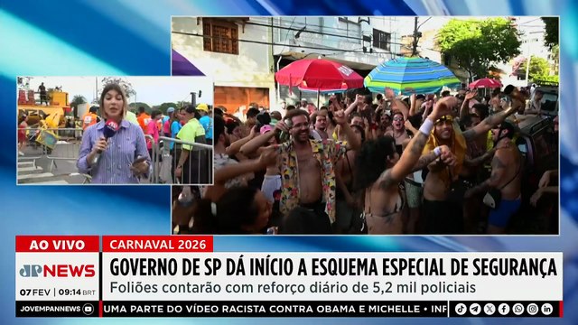 Carnaval em SP: capital inicia operação especial de segurança com reforço policial